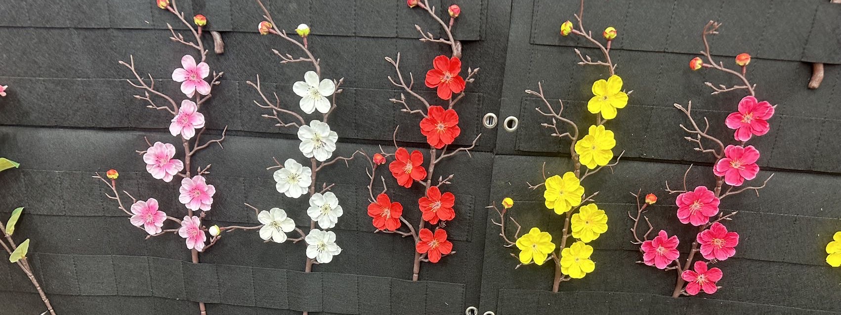 仿真花小梅花树枝小花礼品节日桌面摆件