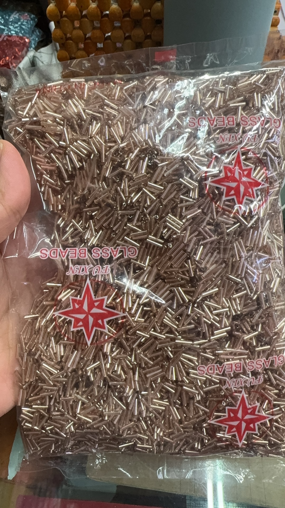 玻璃管珠子珍珠琉璃珠串手工DIY饰品配件天然光泽项链耳环材料