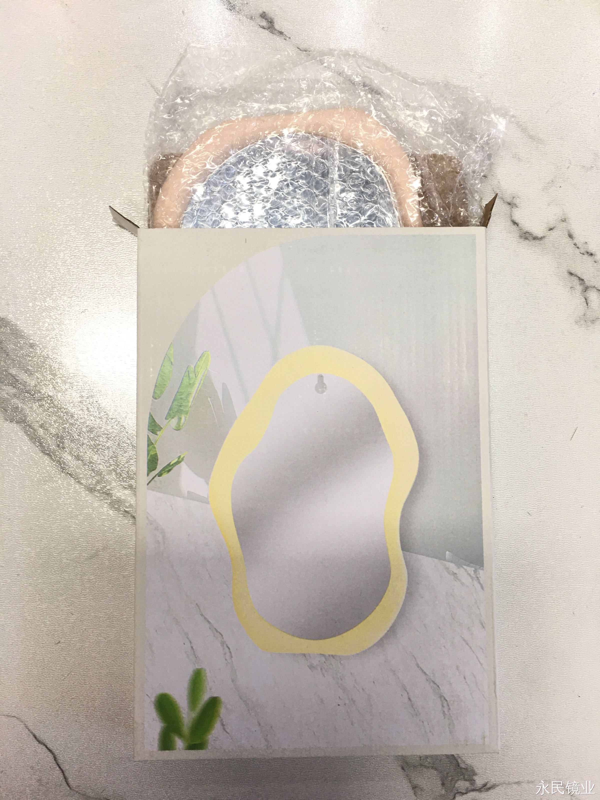 镜子/镜梳/化妆镜台镜/LED化妆镜/防碎镜子细节图