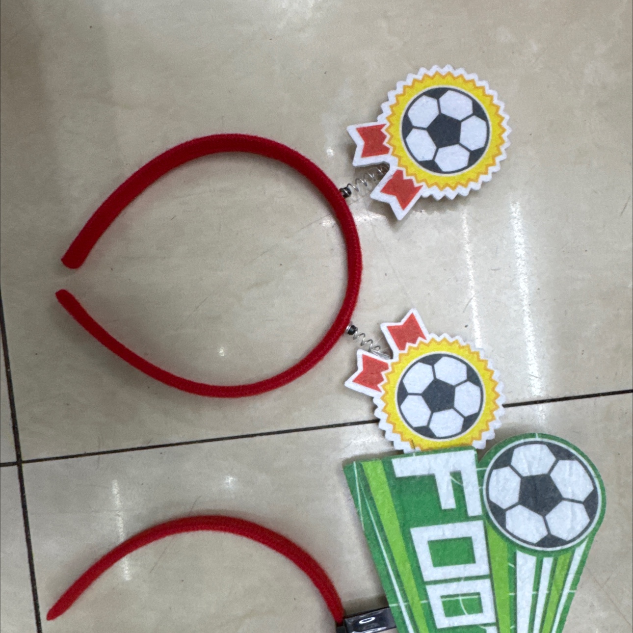 Cute pearl rabbit ear headband, children and girls' headband, rabbit ear headband, headband accessories, World Cup football match headband, party headband, festive atmosphere headband, celebration details Picture