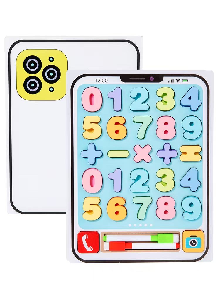 儿童字母数字启蒙益智早教颜色认知玩具画画多功能教具详情图4