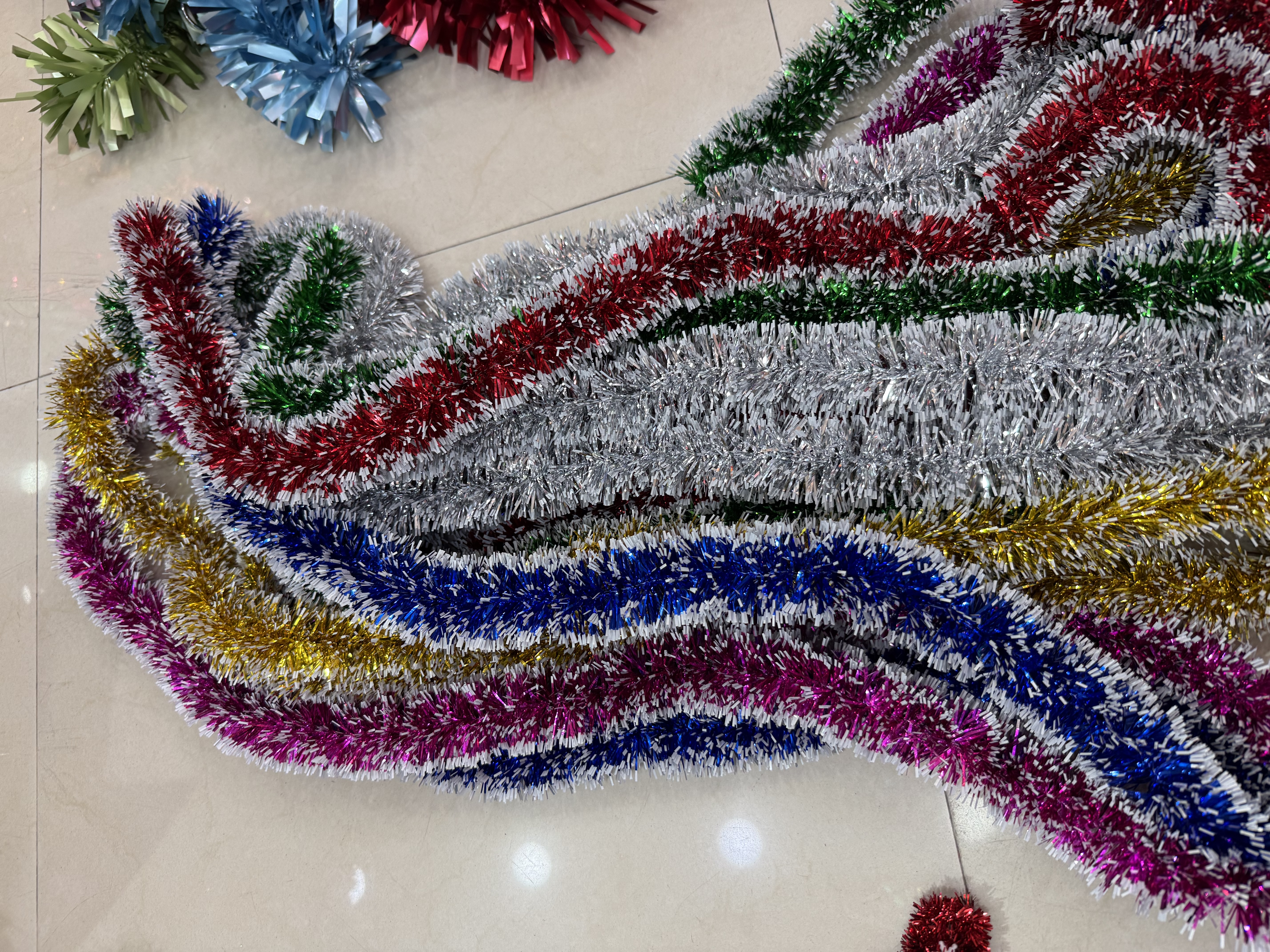 圣诞用品圣诞毛条圣诞树带灯节日装饰2025年圣诞节礼品详情图7