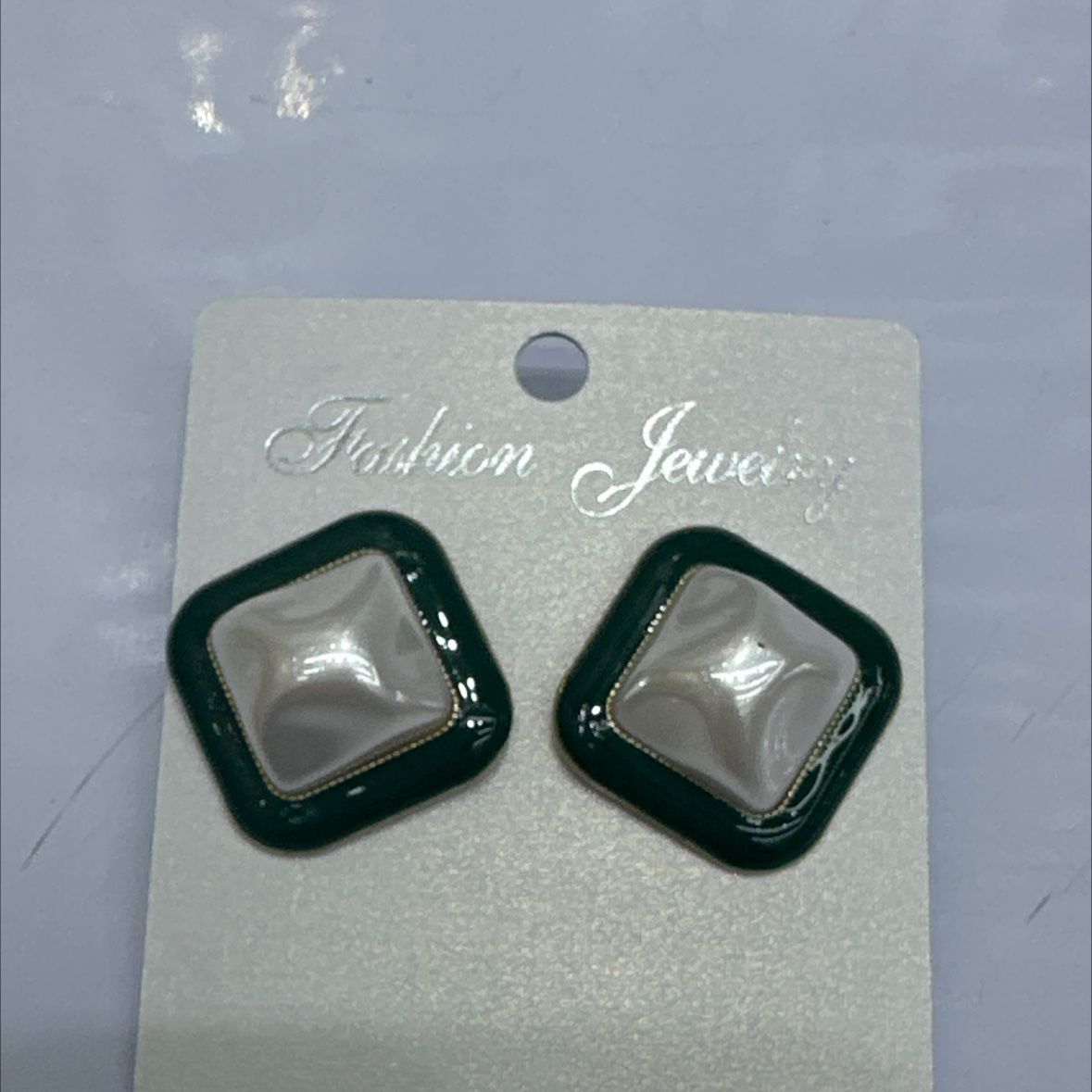 饰品耳饰珍珠耳环烧焊锆石耳环时尚气质简约百搭女款配饰耳饰