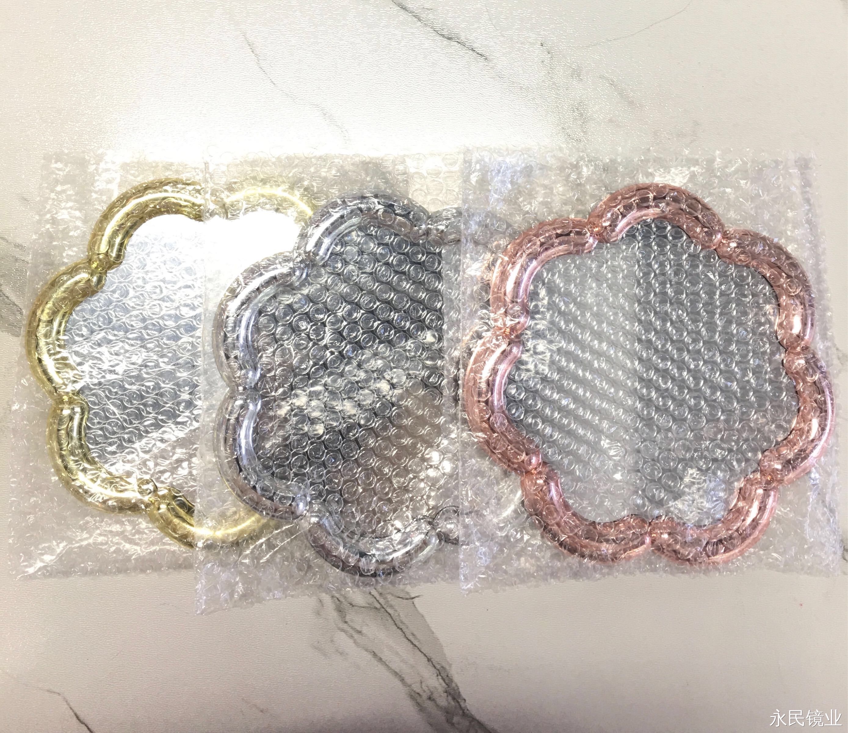 镜子/镜梳/化妆镜台镜/LED化妆镜/防碎镜子细节图