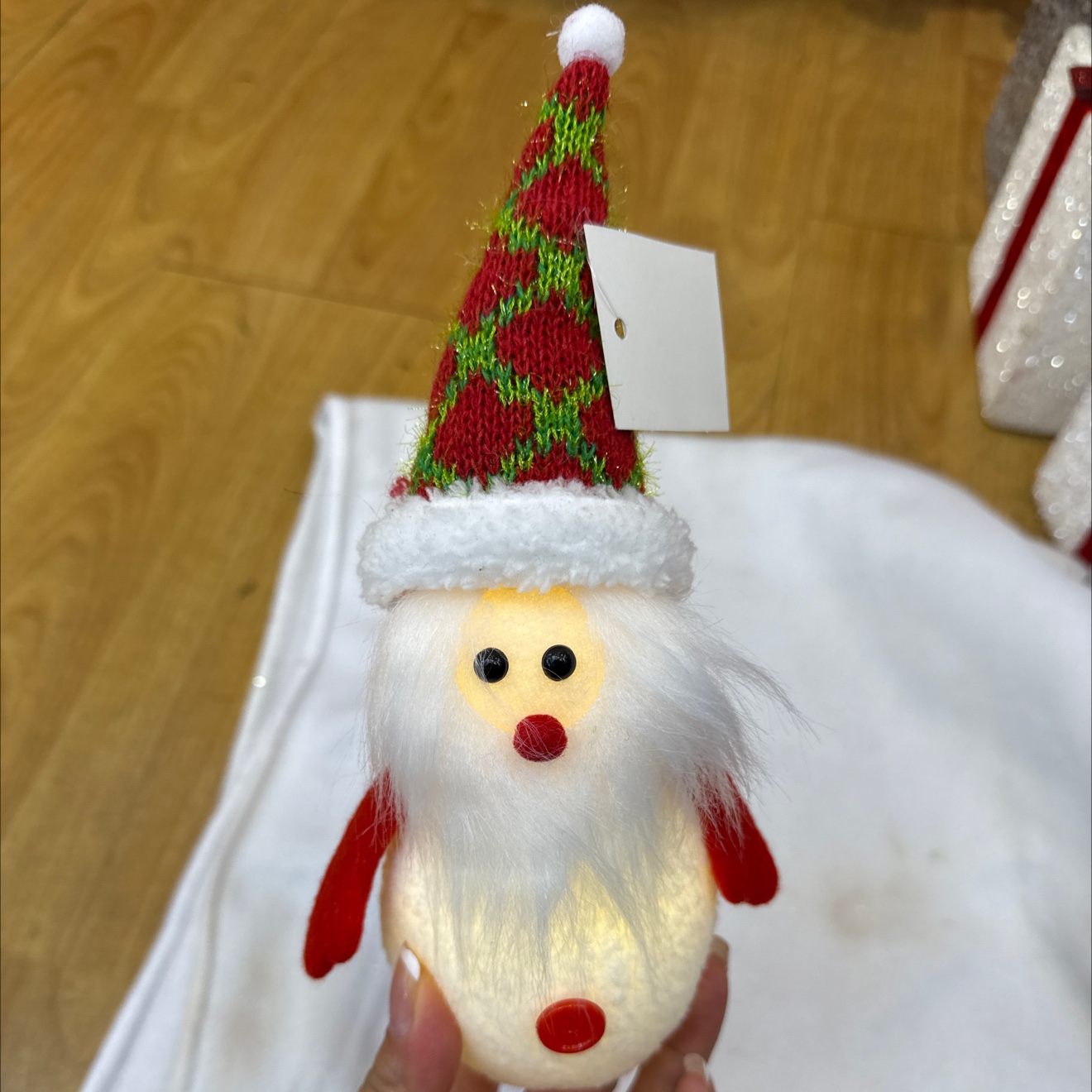 圣诞装饰品，雪人，老人，带灯详情图7