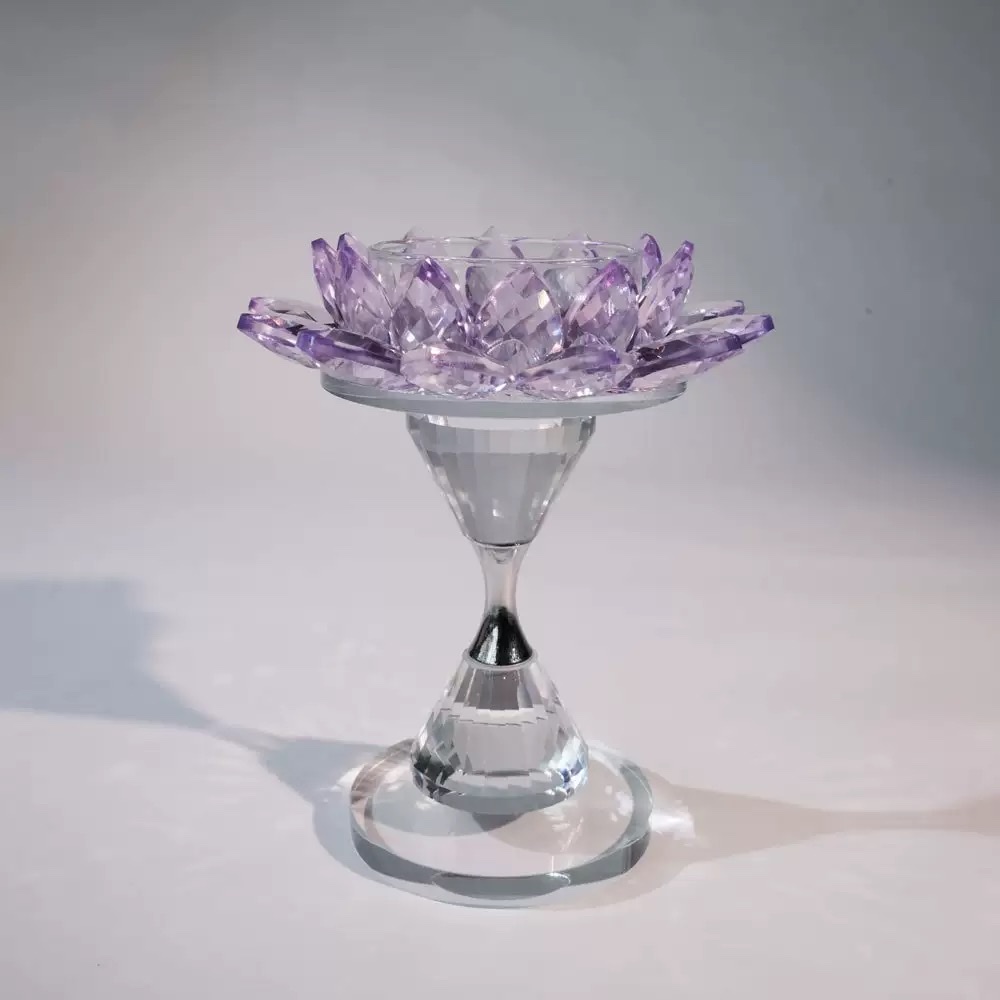 Crystal handicrafts, incense burners, candlesticks and ornaments, factory direct sales of European-style high-legged incense burners detail image 8