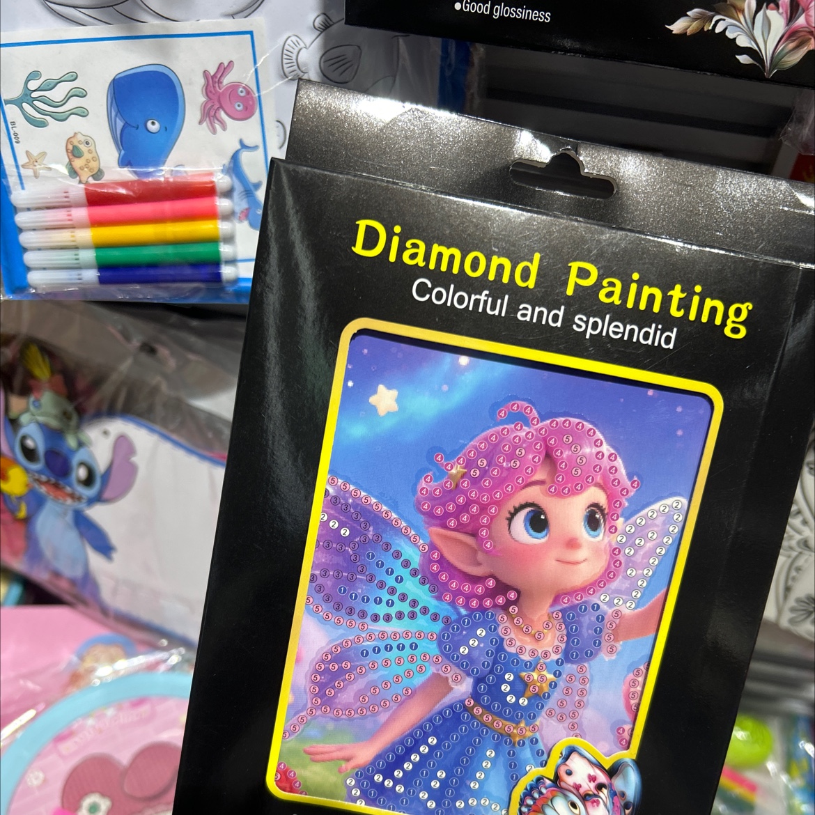 钻石画点钻diy画画童年回忆儿童益智类