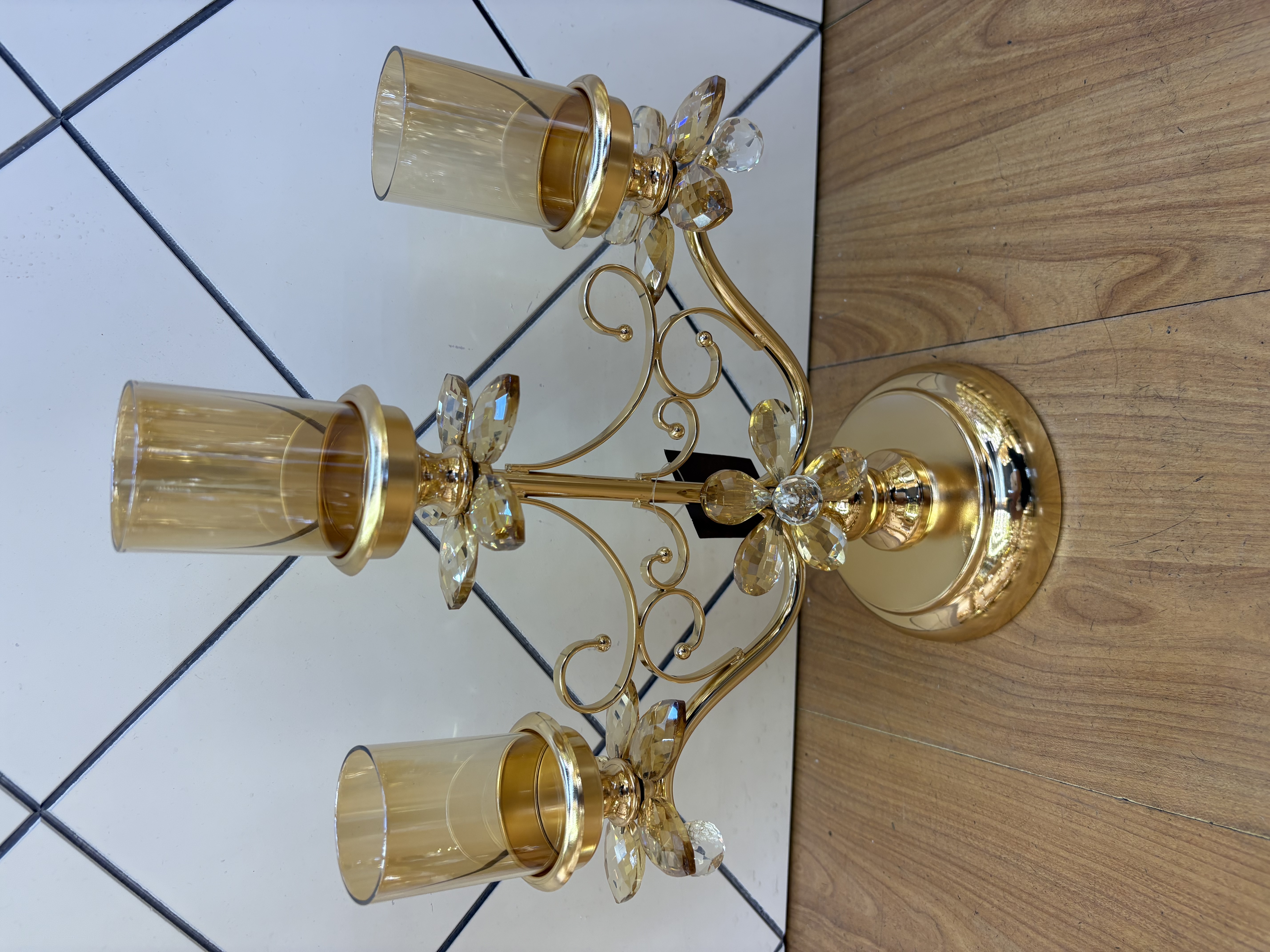 S071新款金属烛台 合金烛台 产品设计理念现代时尚 装饰工艺品 欧式风格详情图2