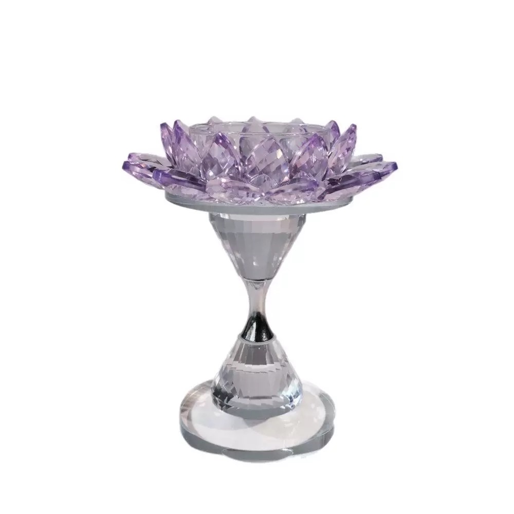 Crystal handicrafts, incense burners, candlesticks and ornaments, factory direct sales of European-style high-legged incense burners detail image 3