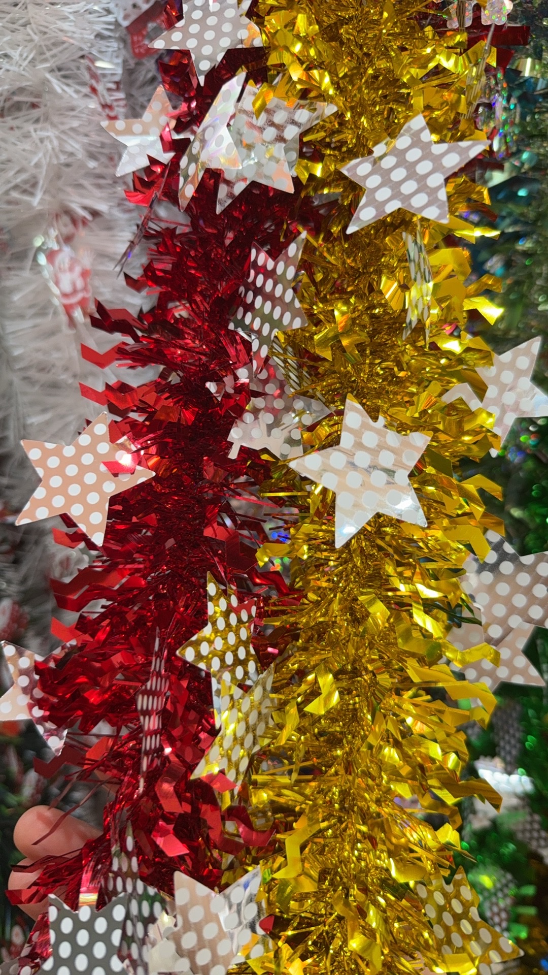 圣诞用品圣诞毛条圣诞树带灯节日装饰2025年圣诞节礼品详情图2