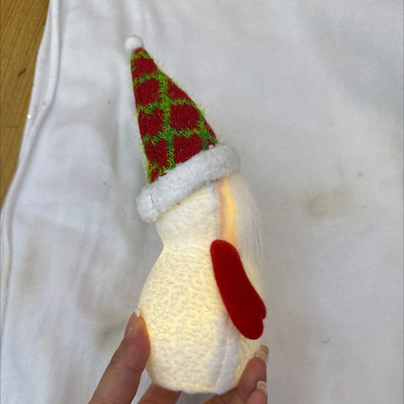 圣诞装饰品，雪人，老人，带灯详情图5