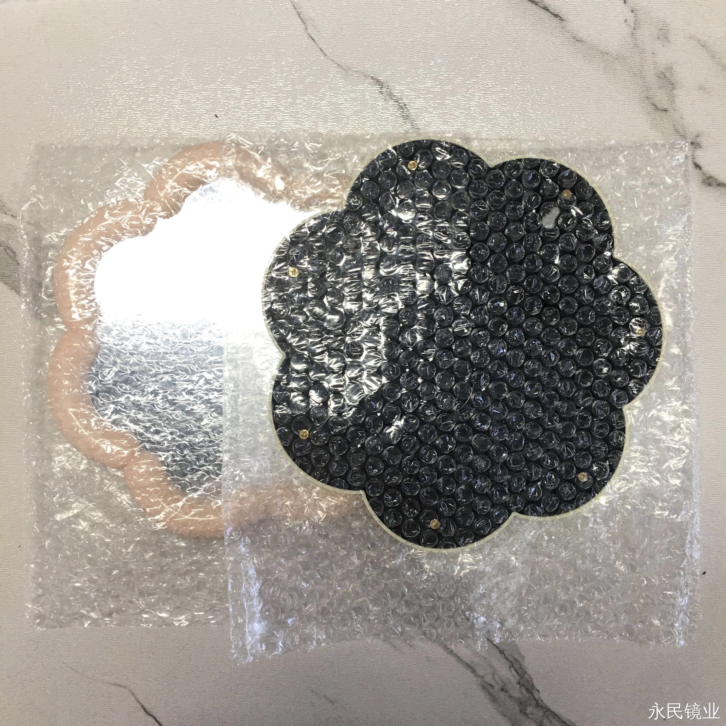 镜子/镜梳/化妆镜台镜/LED化妆镜/防碎镜子细节图