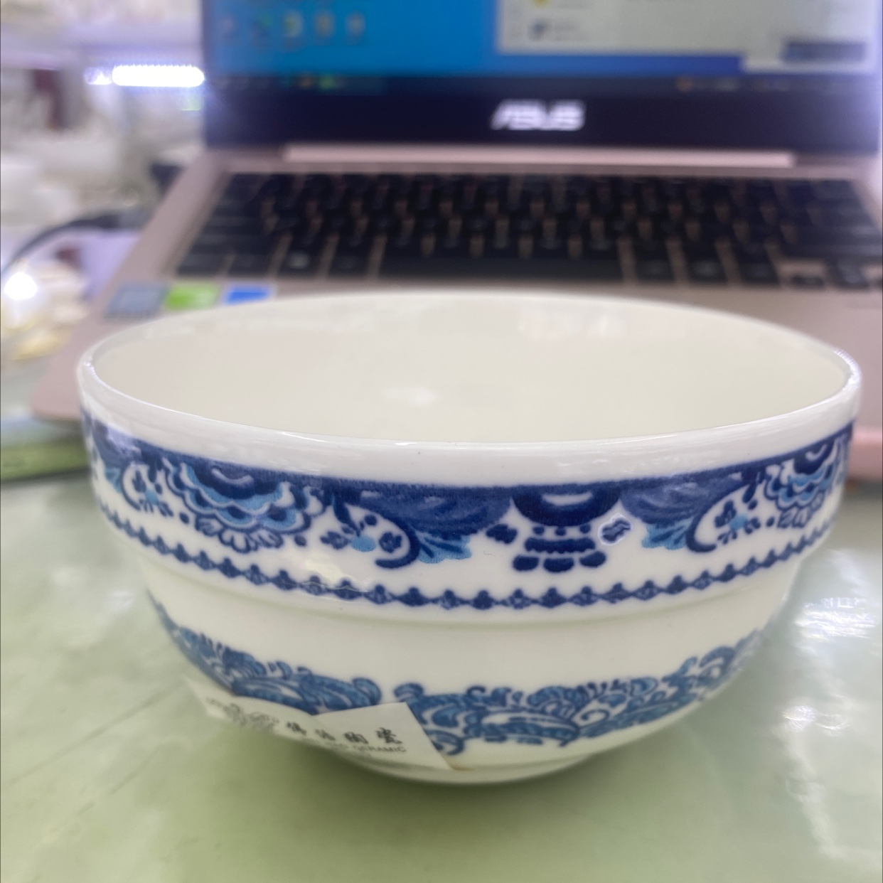 印花果盘护边碗系列陶瓷餐具套装产品图