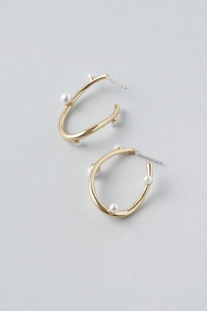 时尚珍珠耳环烧焊锆石耳饰简约优雅耳钉女气质百搭耳环饰品