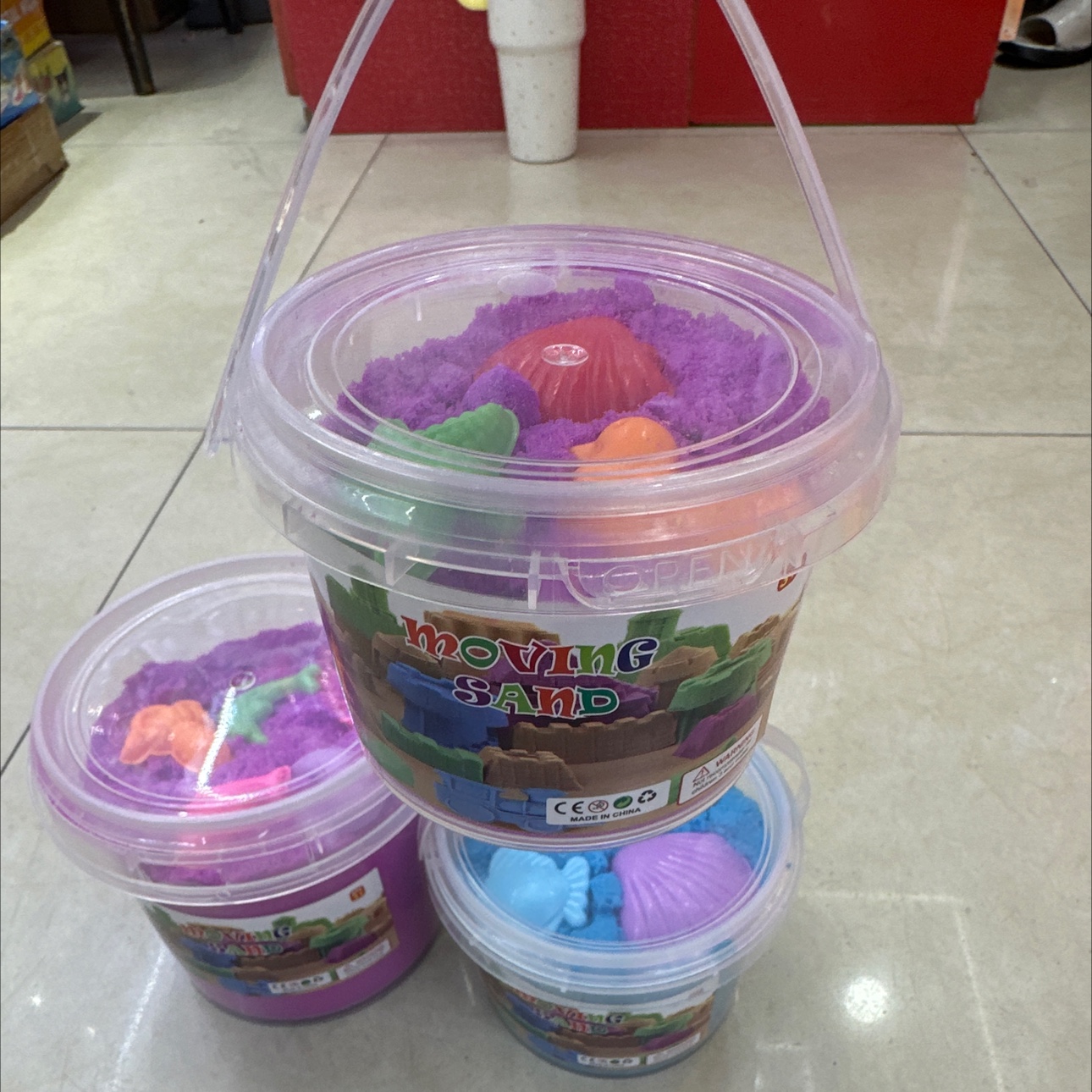 1000 克。500 克。300 克太空沙  手工制作DIY—模具Dly手工作品玩具创意DIY手工材料Dly手工作品玩具白底实物图