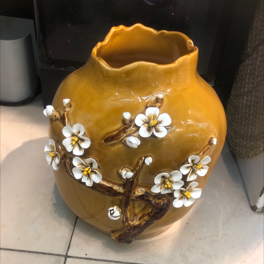 陶瓷花瓶红陶瓷马工艺品摆件家居装饰陶瓷花艺术品创意摆设陶瓷陶瓷花瓶