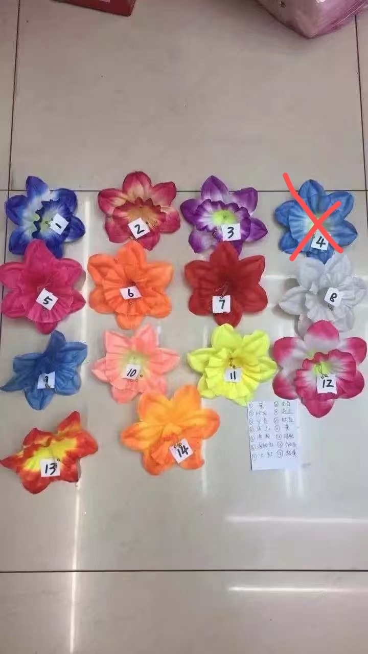Phalaenopsis artificial petal dried flower arrangement, artificial flower gladiolus decoration, home living room and bedroom decoration, artificial flower artificial petal details Picture