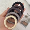 Silk leather band women's hair tie, hair band, 2025 new high-elasticity and durable headwear that won't damage hair. Korean-style hair band, large intestine hair band, large intestine hair band details Picture
