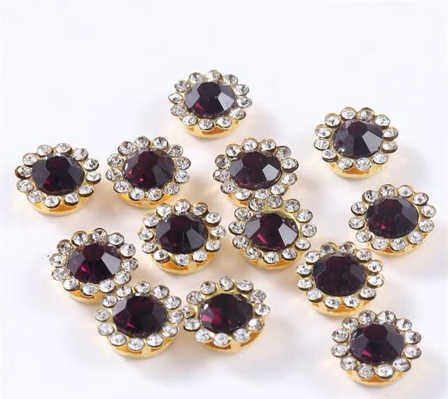 水晶太阳花手缝钻、服饰辅料配件