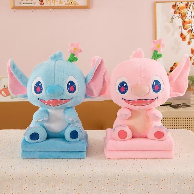 New cartoon Teddy air-conditioned blanket, cute cuddle duck, teddy doll, plush toy, children's toy pillow detail image 3