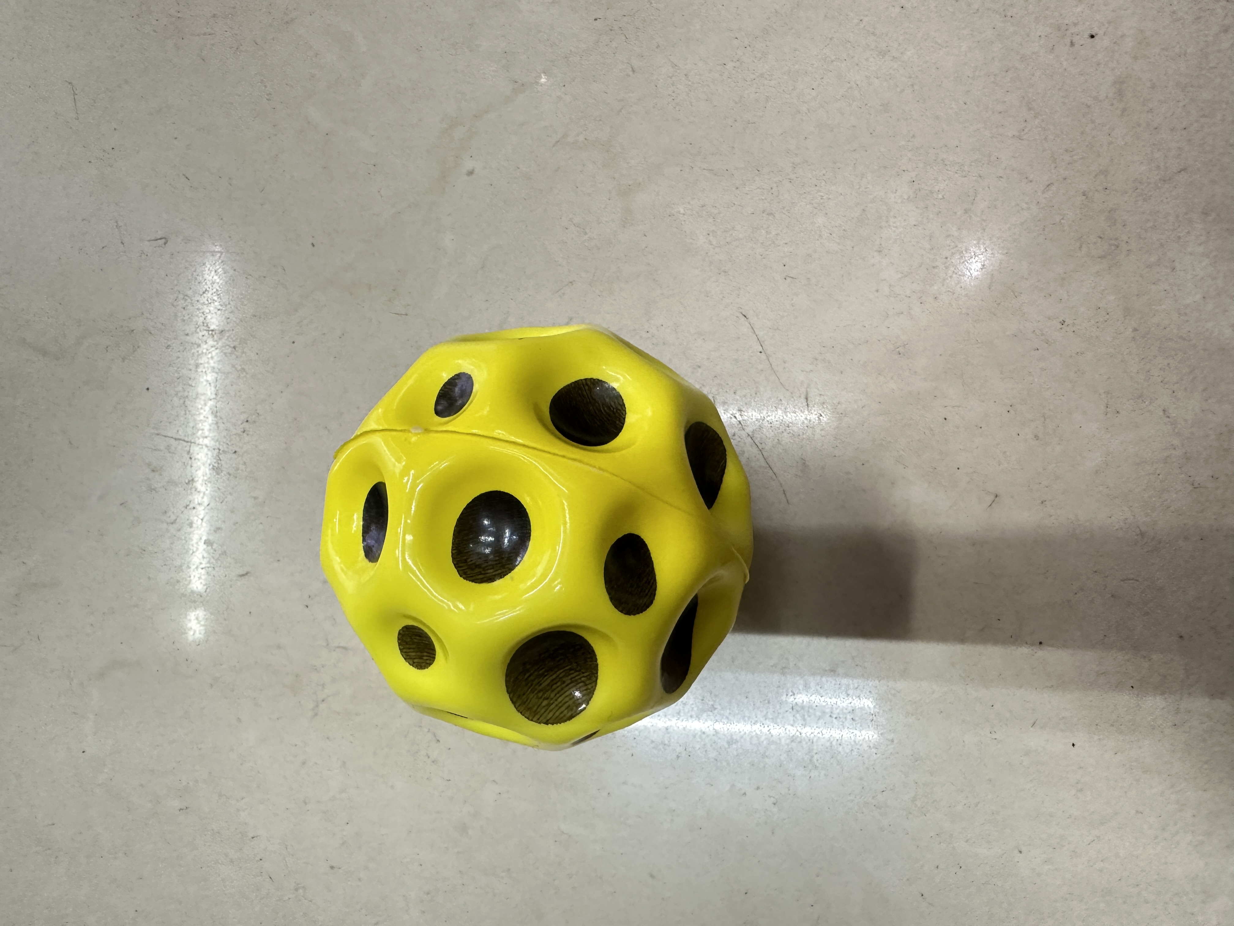 新奇特吊板玩具七彩高弹力解压球详情图2