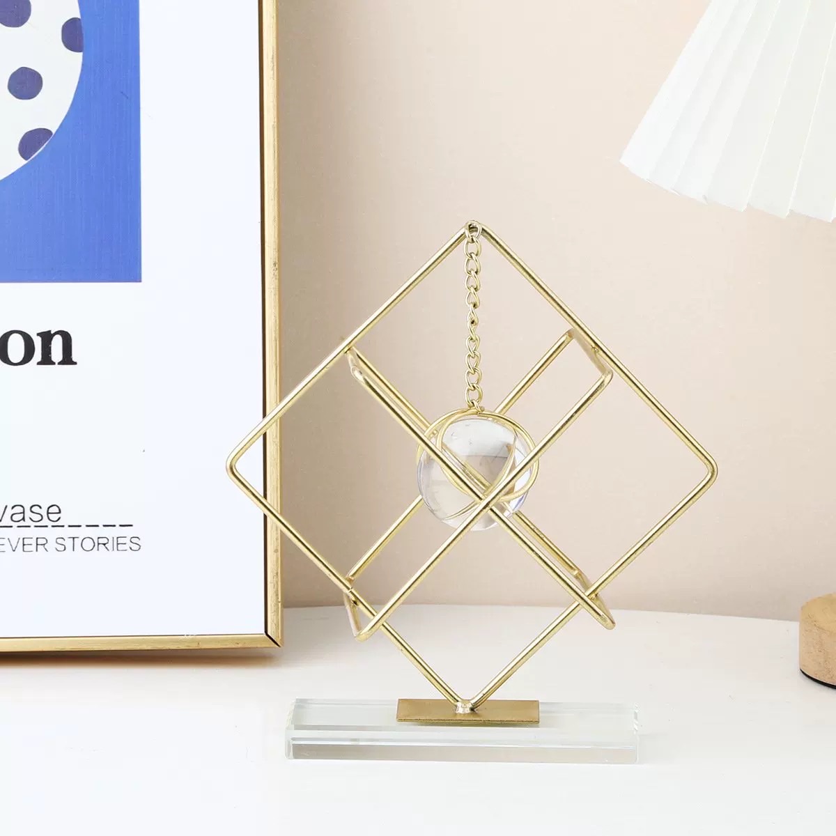 Creative home decoration items, lucky ball pendants, auspicious ornaments, durable and simple style Specification image