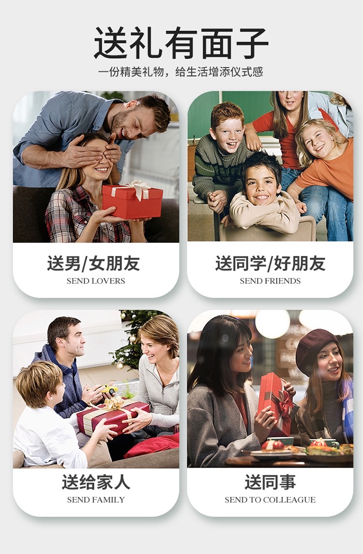 Color-printed round cakes + luminous base night light ornaments detail image 8