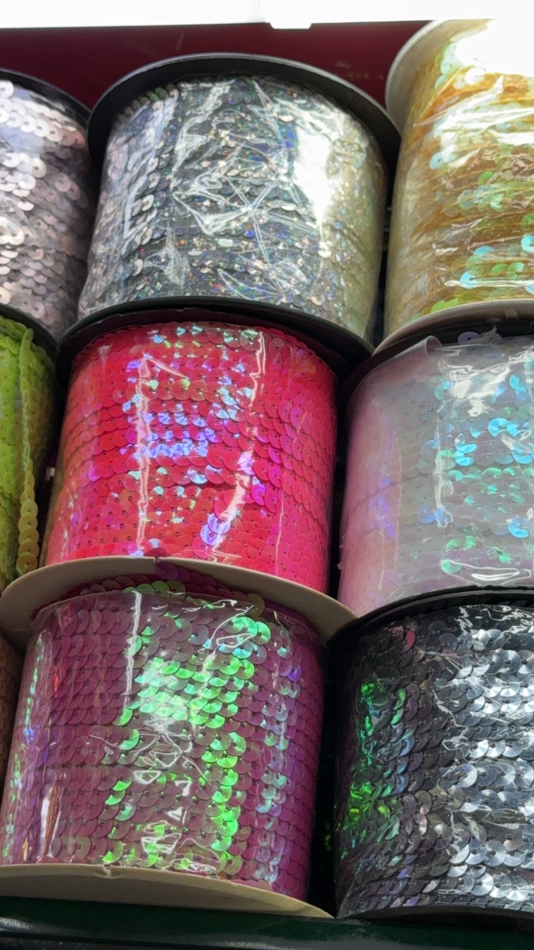 亮片新款，新配色，新组合更多搭配白底实物图