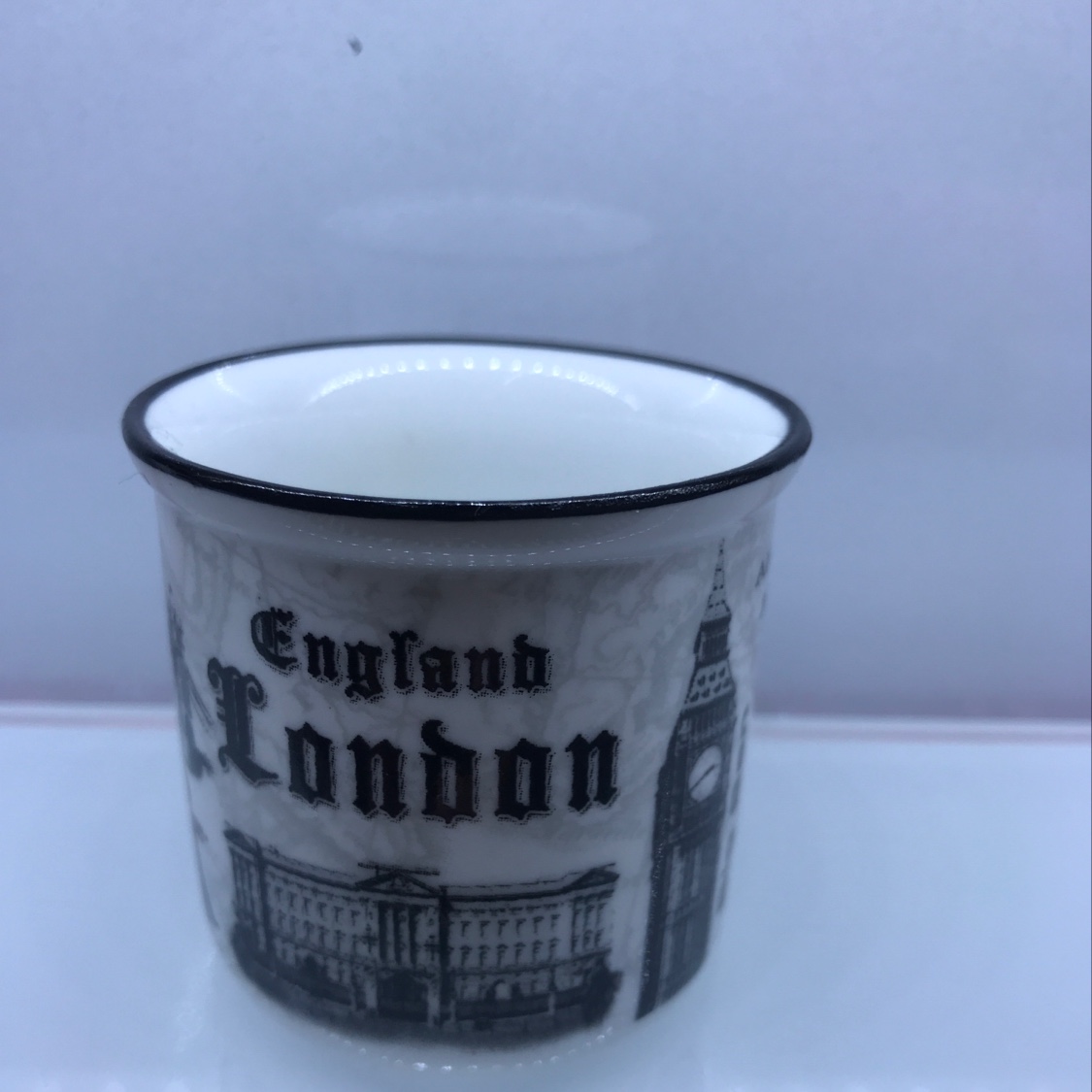 陶瓷小米你杯 咖啡杯 可定制图案 旅游工艺产品 礼品🎁白底实物图