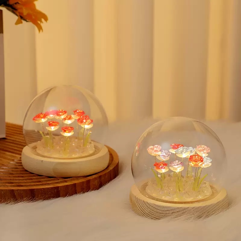 Rose bouquet night light details Picture