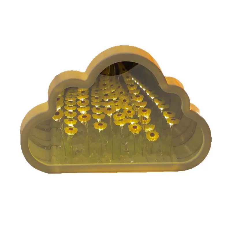Medium-sized cloud rose mirror night light ornament Specification image
