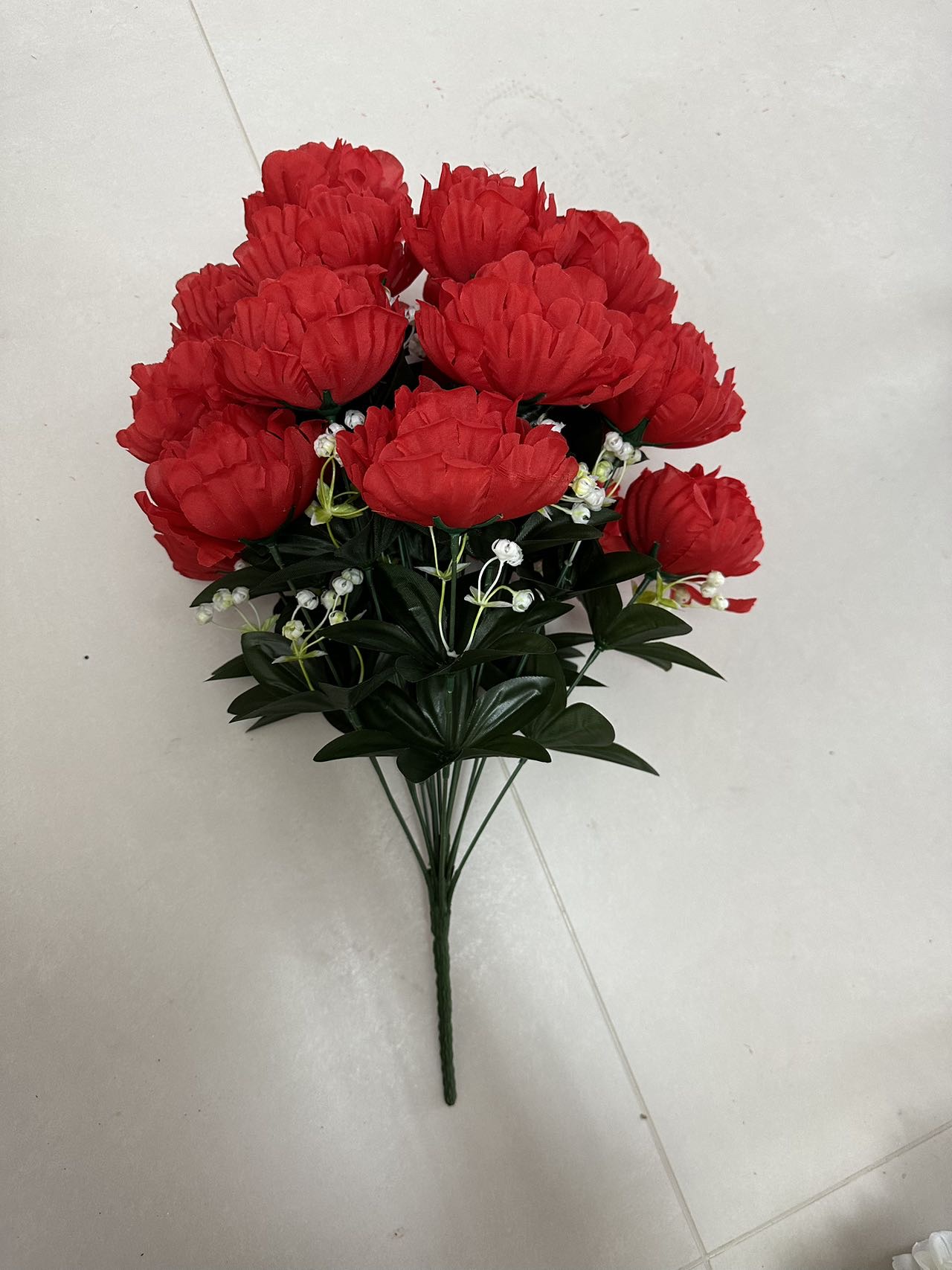 仿真塑料花pu花束冬青发财果假花装饰家居办公布艺美陈赠品仿真花