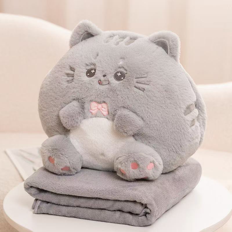 Cute air conditioner quilt throw pillow