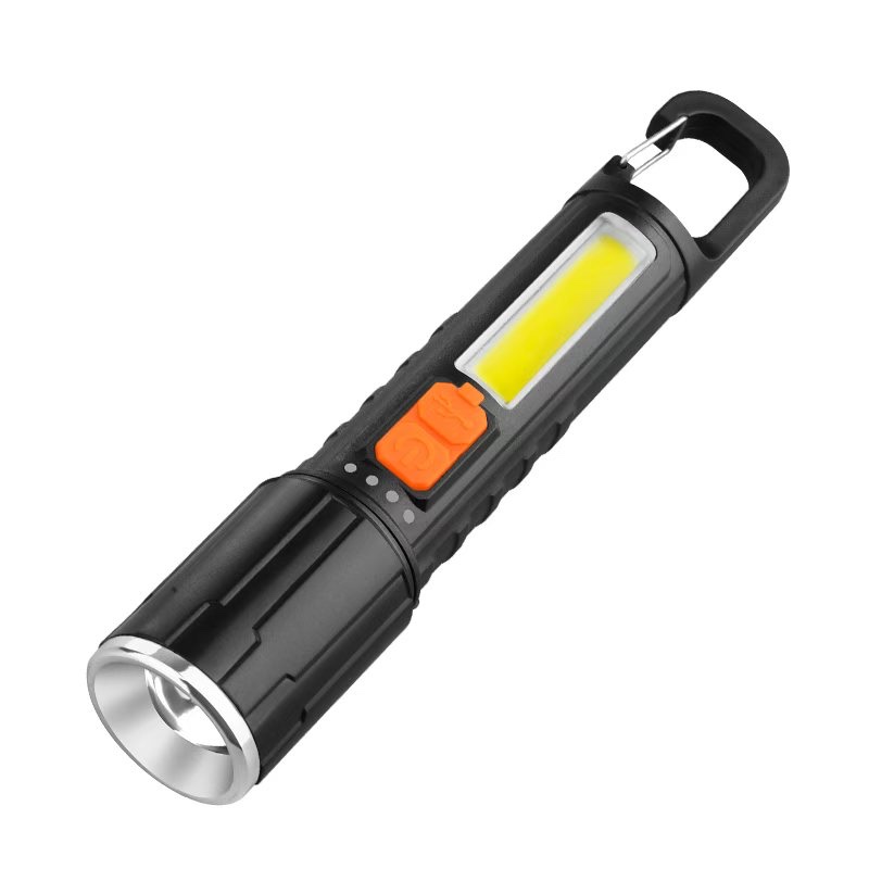 户外应急灯多功能充电灯 多功能露营照明神器 强光远射手电筒白底实物图