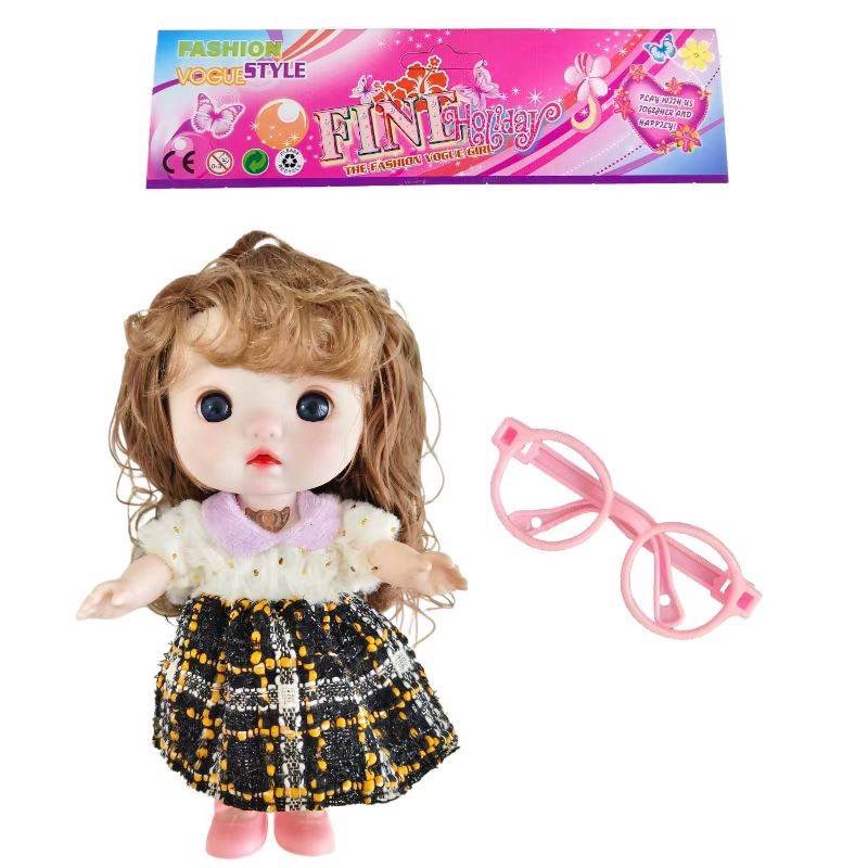 萌娃时尚精品娃娃带灯带音乐2025卡通仿真洋娃娃玩具中国特色