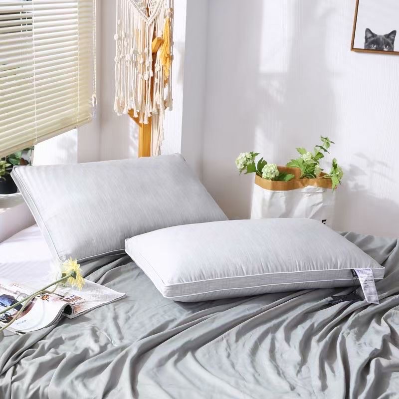 厂家直销爆款枕头柔软舒适竹炭枕芯益嘉竹炭枕软枕柔软舒适枕头