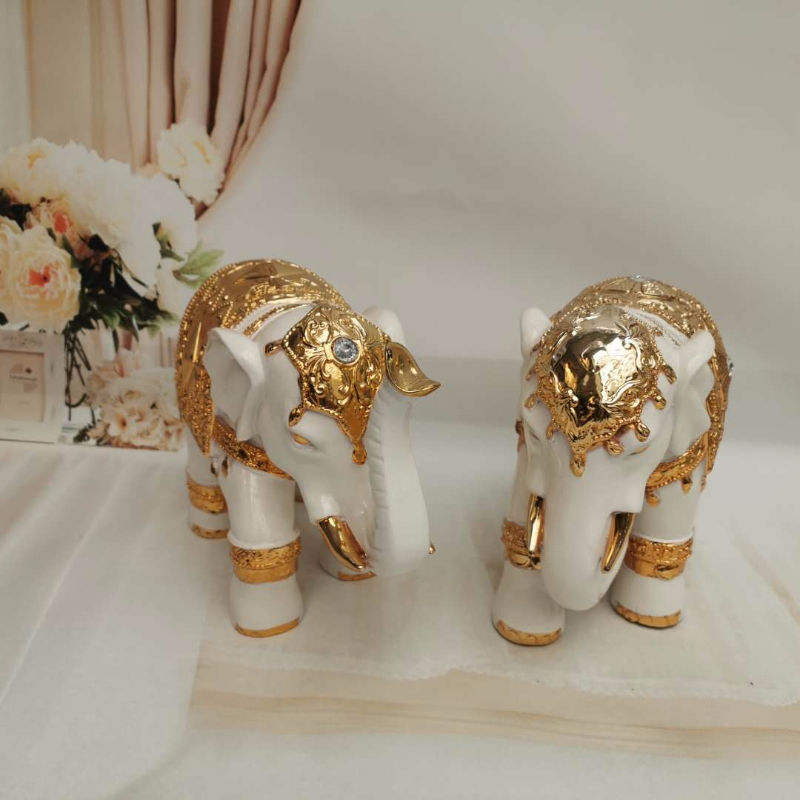 厂家直销大象家居酒店办公室装饰摆件树脂工艺品05