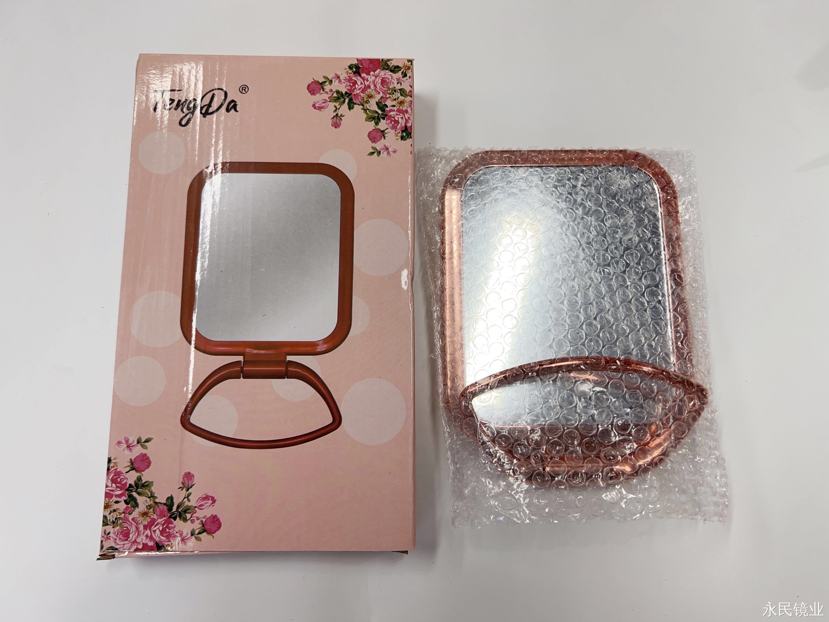 镜子/镜梳/化妆镜台镜/木质化妆镜/LED化妆细节图