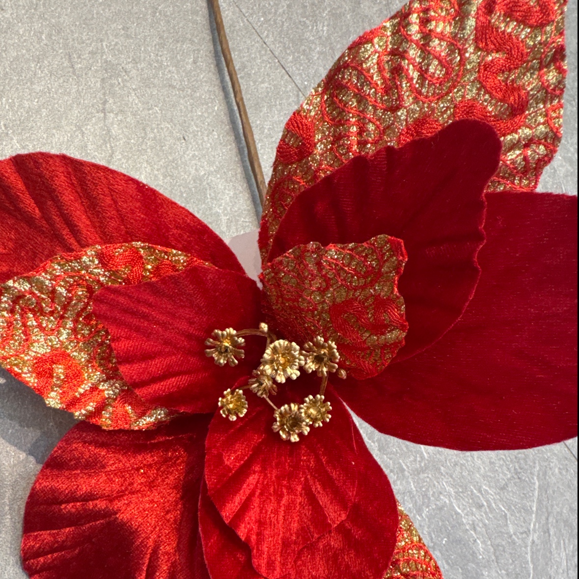 圣诞花，家用个性装饰性创意工品 车标挂件产品图