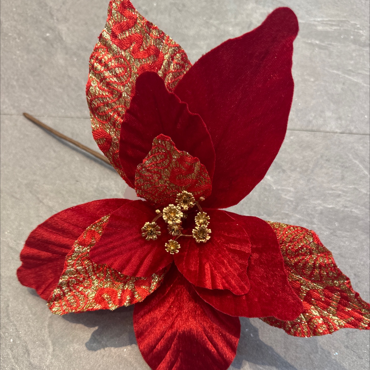 圣诞花，家用个性装饰性创意工品 车标挂件