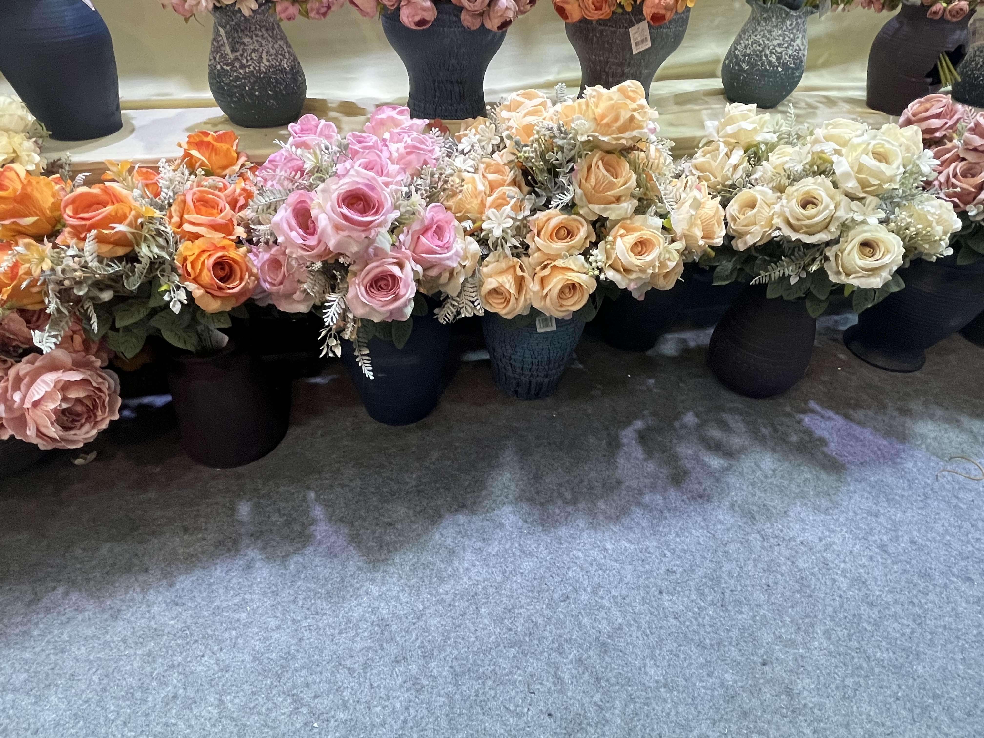 蝴蝶兰仿真花地瓜叶干花摆设室内装饰仿真花瓣创意花艺装饰品仿真花蝴蝶兰仿真花地瓜叶干花摆设仿真花剑兰仿真花细节图