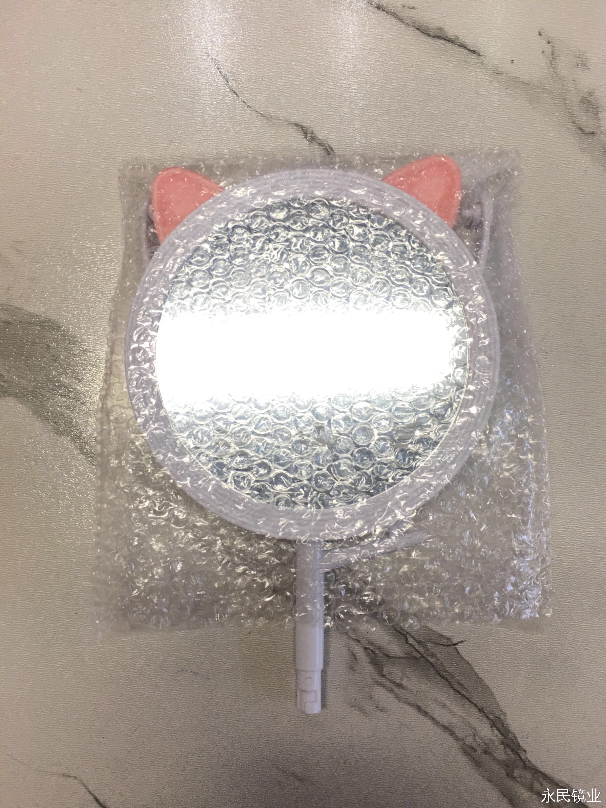 镜子/镜梳/化妆镜台镜/掐痘镜/木质化妆镜产品图
