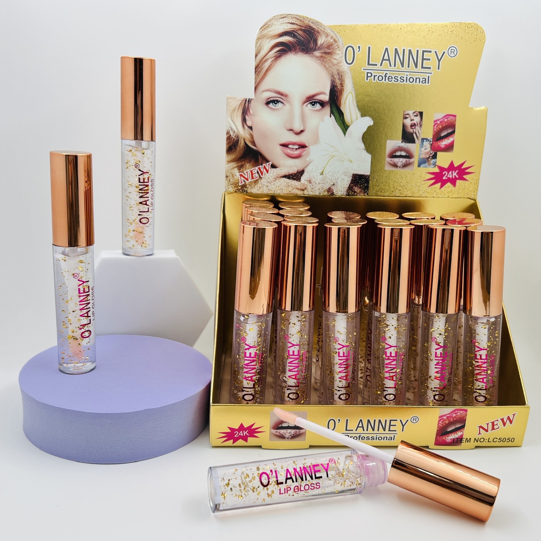 LC5050、LC663、LC714、LC809变色金箔唇油 