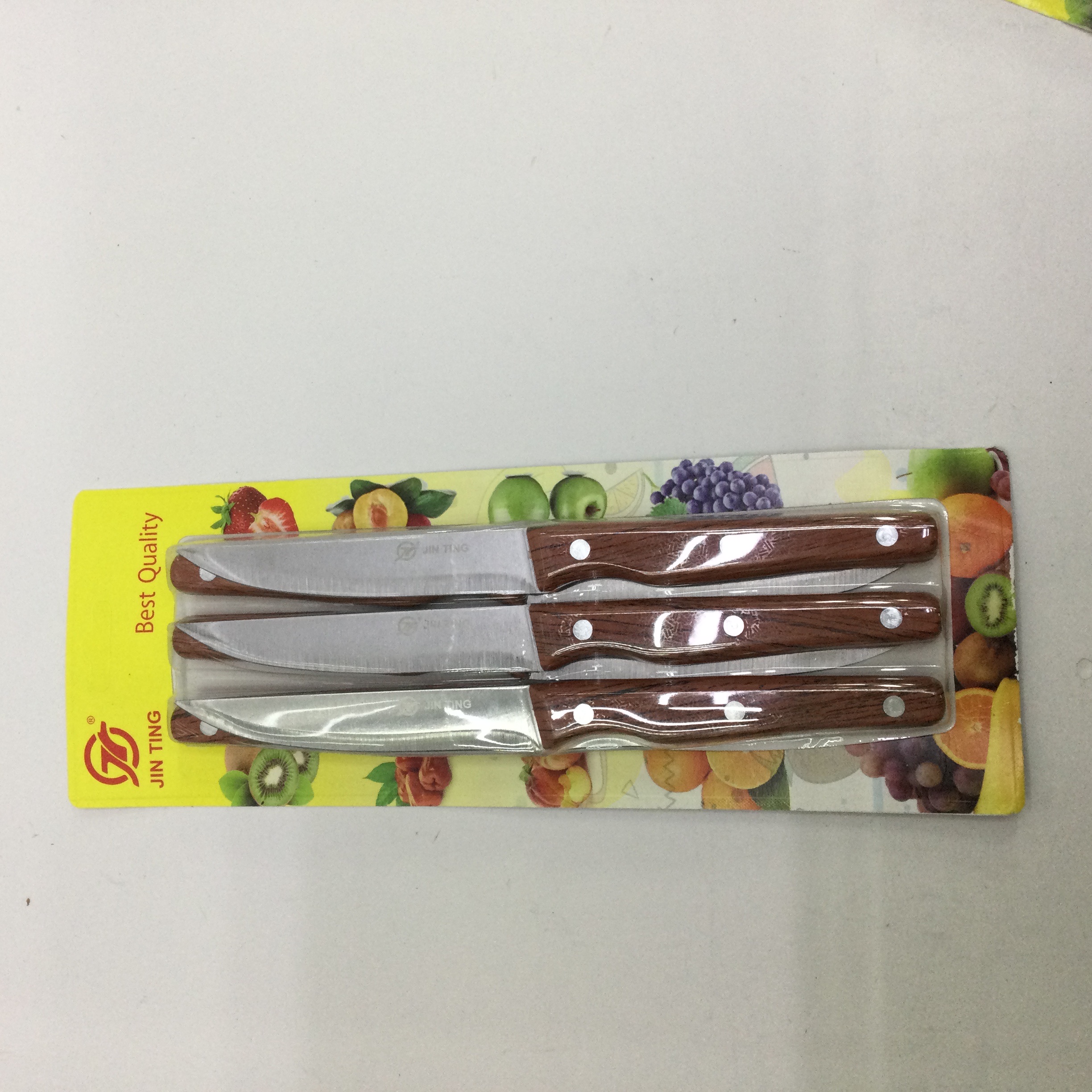 圆柄木纹万用刀6pc