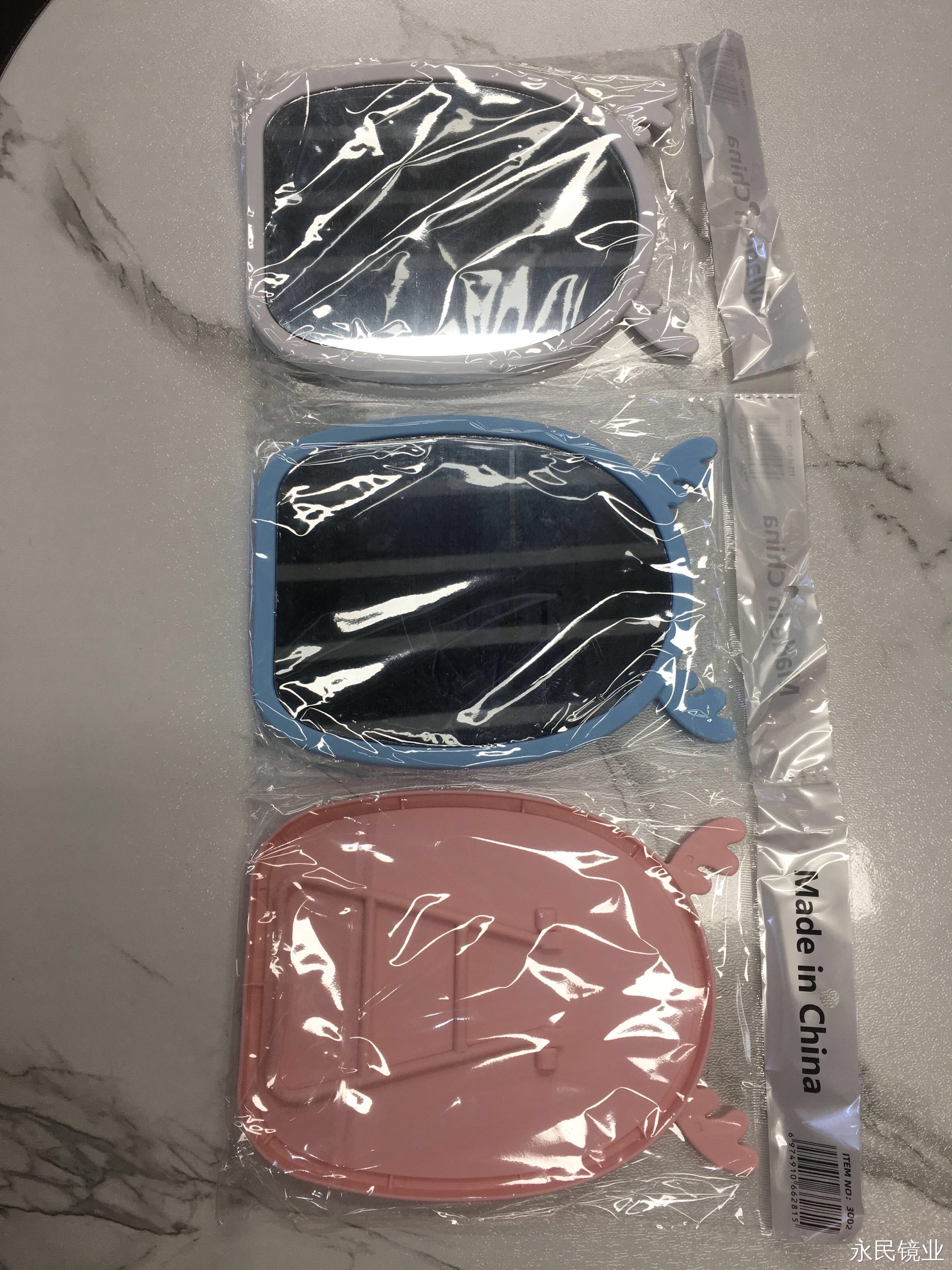 镜子/镜梳/化妆镜台镜/掐痘镜/木质化妆镜细节图