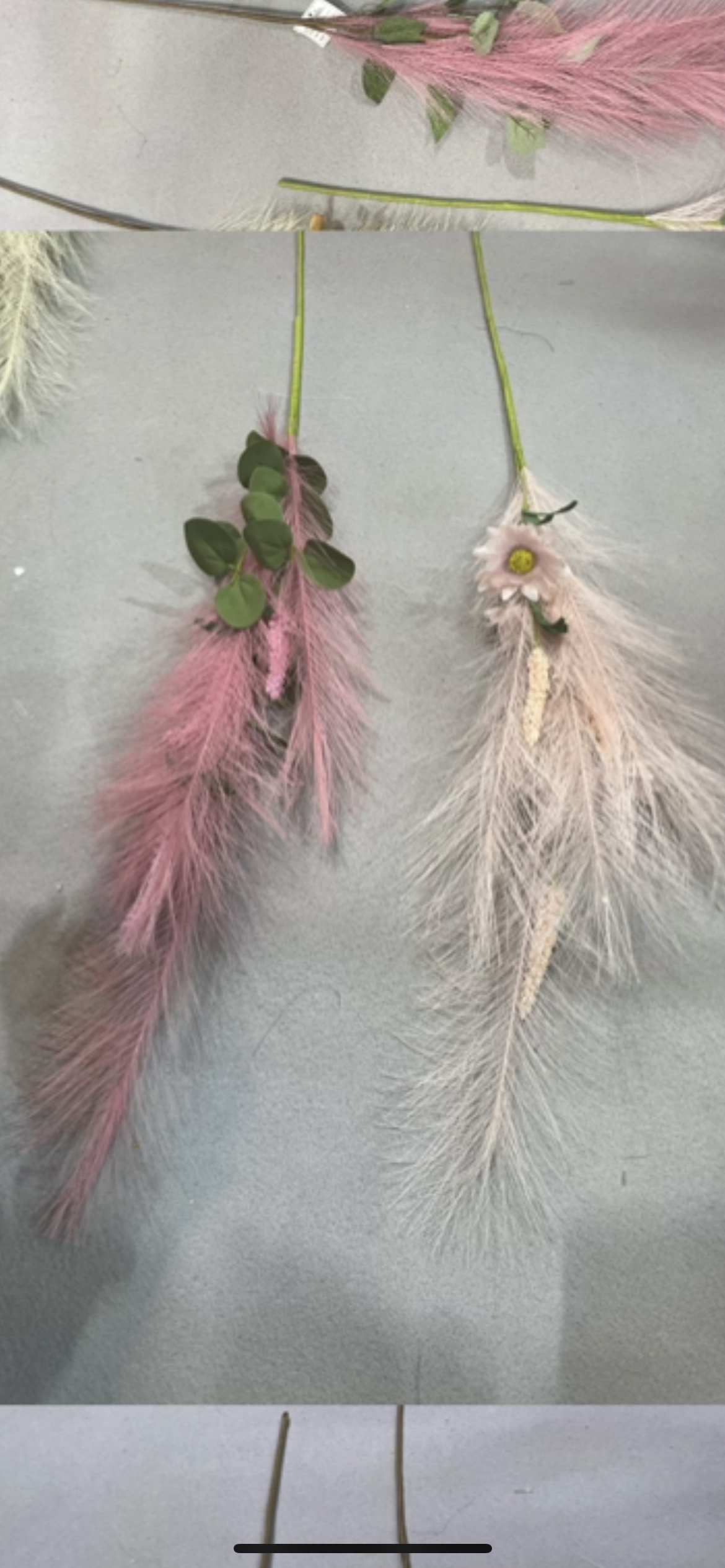 蝴蝶兰仿真花地瓜叶干花摆设室内装饰仿真花瓣艺术插花绿植装饰品仿真花仿真花瓣芦苇