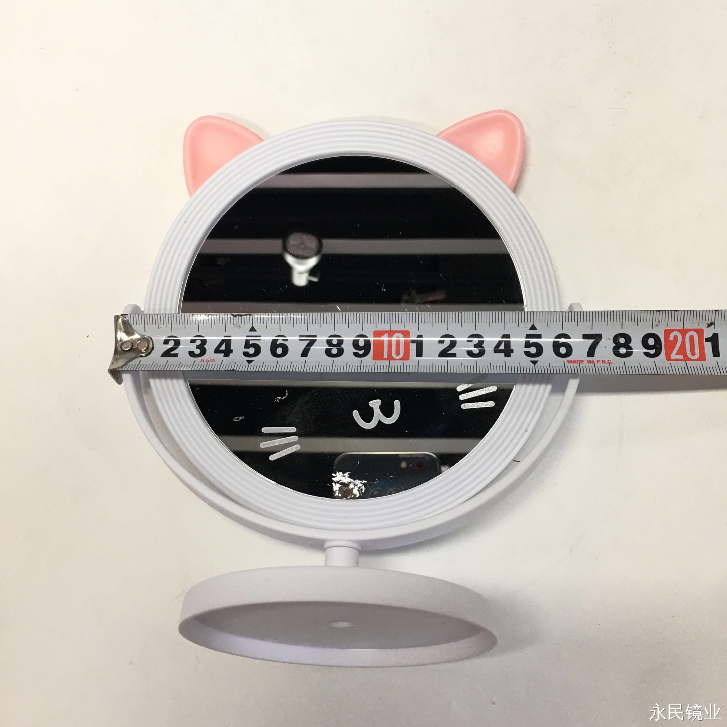 镜子/镜梳/化妆镜台镜/掐痘镜/木质化妆镜产品图