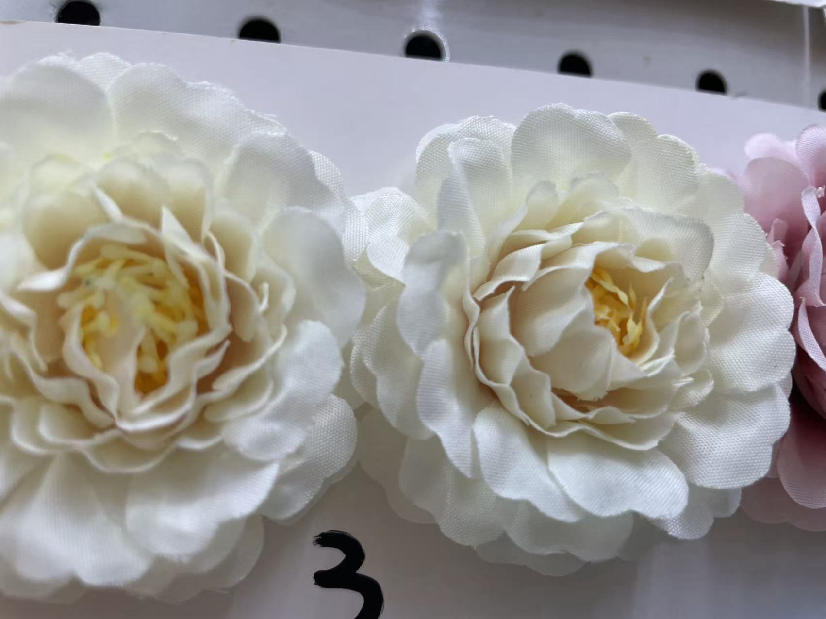 孔雀菊3 仿真花 大朵花头 中高端花头 室内仿真花 布料
