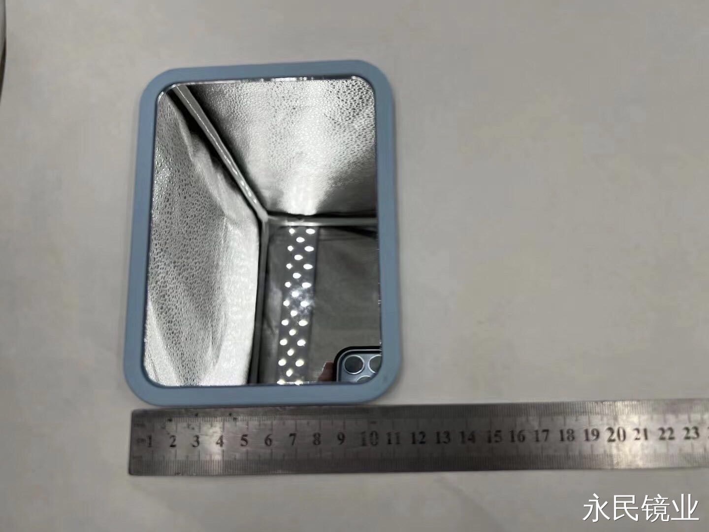 镜子/镜梳/化妆镜台镜/掐痘镜/木质化妆镜产品图