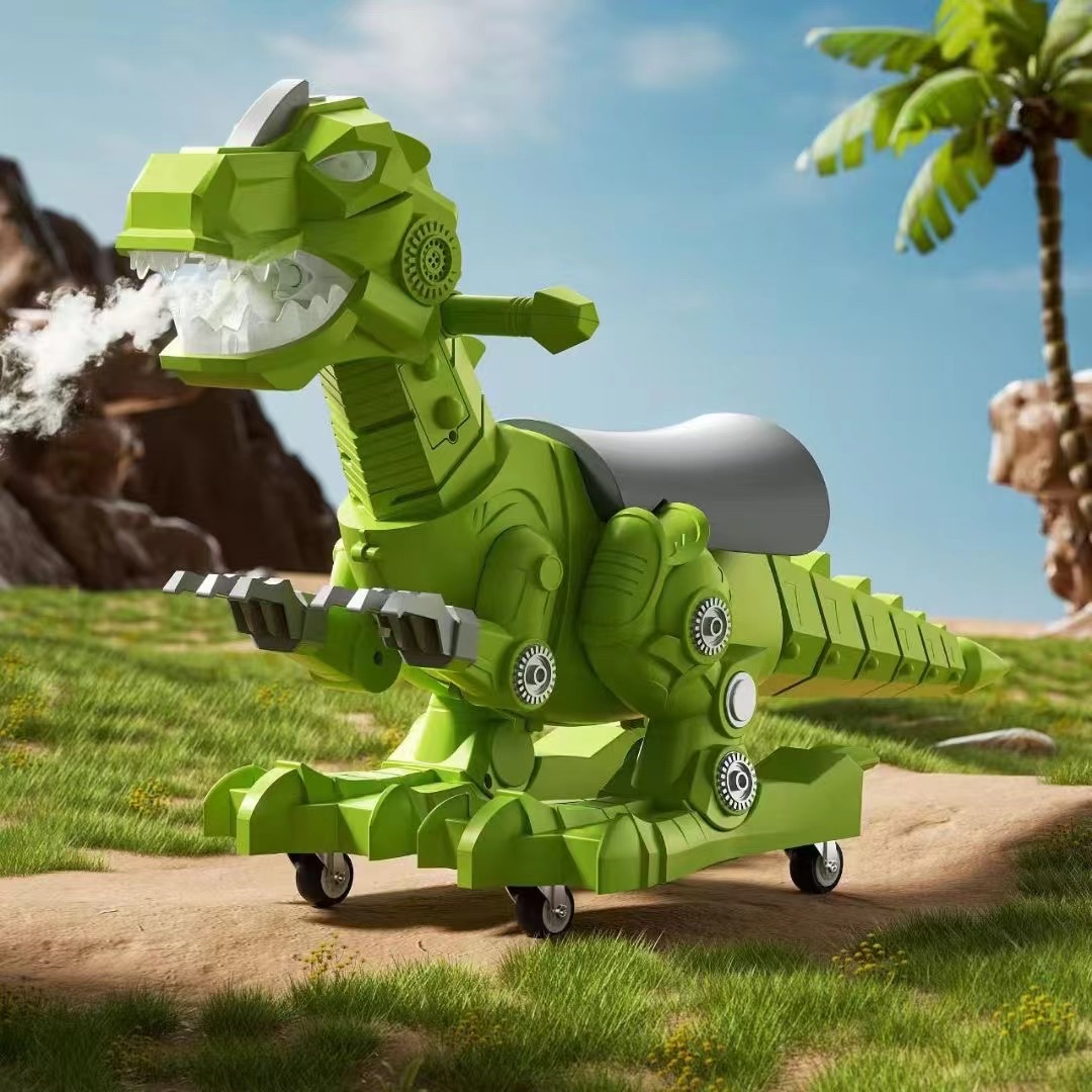 恐龙玩具模型儿童益智拼装积木变形机器人收藏礼盒适合男孩女孩